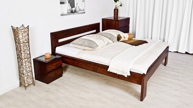 Komoda z masivu NOVA, Materiál: Masiv Buk, Odstín: AU Lak + Moření Mahagon #05