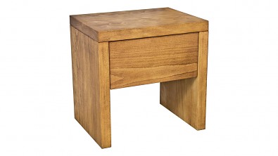Dřevěný noční stolek z masivu SIENA, Masiv: Buk, Odstín: Olej Světlá Třešeň #02