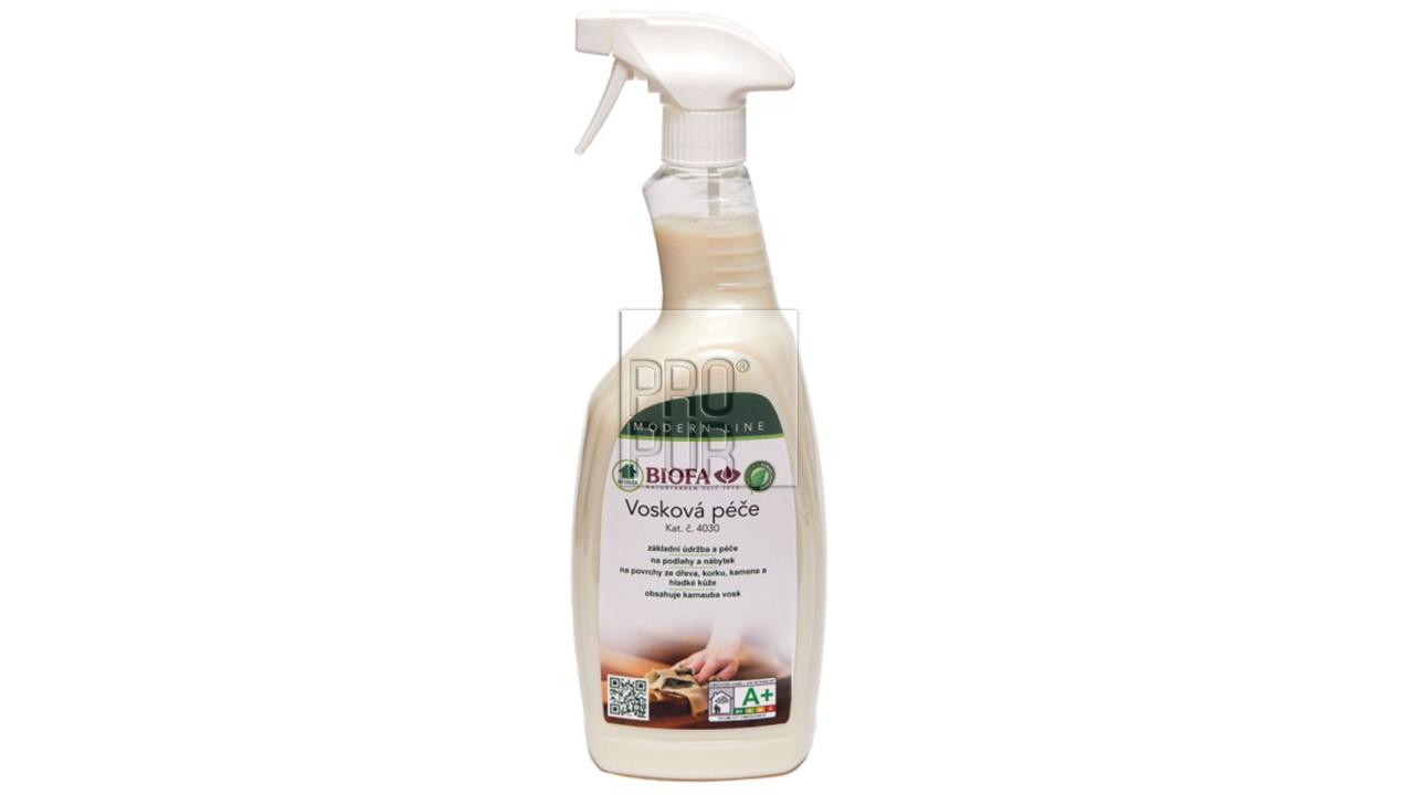 Emulze na údržbu BIOFA WAX CARE SPRAY 4030